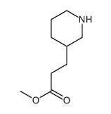 Methyl 3-(3-piperidinyl)propanoate Structure