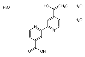2-(4-carboxypyridin-2-yl)pyridine-4-carboxylic acid,tetrahydrate结构式