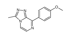 8-(4-methoxyphenyl)-3-methyl-[1,2,4]triazolo[4,3-a]pyrazine Structure