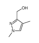 (1,4-二甲基-1H-吡唑-3-基)甲醇结构式
