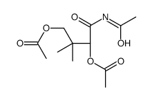 [(3R)-4-acetamido-3-acetyloxy-2,2-dimethyl-4-oxobutyl] acetate结构式