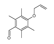2,3,5,6-tetramethyl-4-prop-2-enoxybenzaldehyde结构式