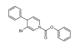 phenyl 3-bromo-4-phenyl-4H-pyridine-1-carboxylate结构式