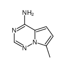 7-甲基吡咯并[1,2-f][1,2,4]噻嗪-4-胺结构式