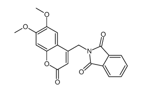 4-邻苯二甲酰甲基-6,7-二甲氧基香豆素结构式