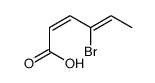 4-bromohexa-2,4-dienoic acid Structure