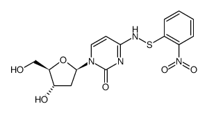 Cytidine, 2'-deoxy-N-[(2-nitrophenyl)thio] Structure