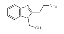 2-(1-乙基-1H-苯并咪唑-2-基)乙胺结构式