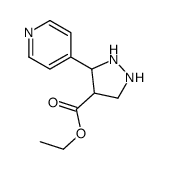 3-(4-吡啶)-1H-吡唑-4-羧酸乙酯结构式