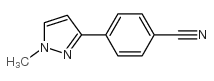 4-(1-甲基-1H-吡唑-3-基)苄腈结构式