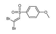 1-(2,2-dibromoethenylsulfonyl)-4-methoxybenzene结构式