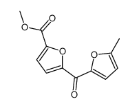 methyl 5-(5-methylfuran-2-carbonyl)furan-2-carboxylate Structure
