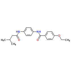 4-Ethoxy-N-{4-[(3-methylbutanoyl)amino]phenyl}benzamide Structure
