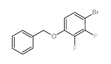 1-bromo-2,3-difluoro-4-phenylmethoxybenzene Structure