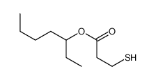 heptan-3-yl 3-sulfanylpropanoate结构式