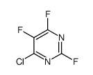 Pyrimidine, 4-chloro-2,5,6-trifluoro- Structure