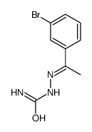 [1-(3-bromophenyl)ethylideneamino]urea Structure