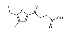 4-(5-ethyl-4-methyl-[2]thienyl)-4-oxo-butyric acid Structure