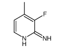 3-氟-4-甲基吡啶-2-胺结构式