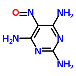 5-Nitrosopyrimidin-2,4,6-triamin Structure