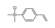 chloro-(4-ethenylphenyl)-dimethylsilane结构式