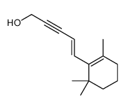 5-(2,6,6-trimethylcyclohexen-1-yl)pent-4-en-2-yn-1-ol结构式
