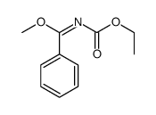 methyl N-ethoxycarbonylbenzenecarboximidate Structure