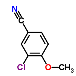 3-氯-4-甲氧基苯腈结构式