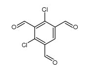 2,4-dichlorobenzene-1,3,5-tricarbaldehyde结构式