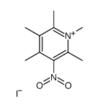 1,2,3,4,6-pentamethyl-5-nitropyridin-1-ium,iodide Structure