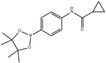 N-[4-(4,4,5,5-四甲基-1,3,2-二氧杂硼杂环戊烷-2-基)苯基]环丙烷甲酰胺图片