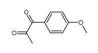 1-(4-甲氧苯基)丙烷-1,2-二酮结构式