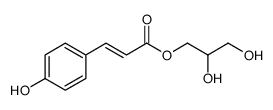 1-O-对香豆酰基甘油结构式