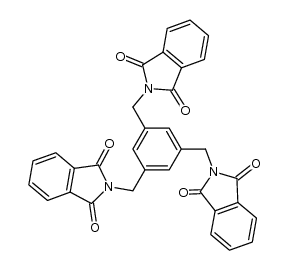 1,3,5-tris(phthalimidomethyl)benzene Structure