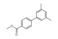 methyl 3',5'-dimethylbiphenyl-4-carboxylate结构式