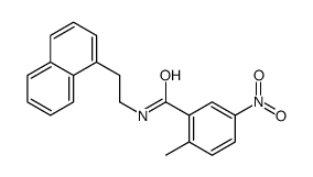 (R)-2-甲基-N-(1-(萘-1-基)乙基)-5-硝基苯甲酰胺结构式