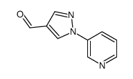 1-(3-pyridinyl)- 1H-pyrazole-4-carbaldehyde Structure