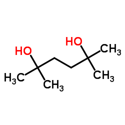2,5-Dimethyl-2,5-hexanediol Structure