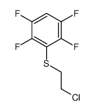 3-(2-chloroethylsulfanyl)-1,2,4,5-tetrafluorobenzene Structure