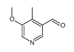 3-Pyridinecarboxaldehyde, 5-methoxy-4-methyl- (9CI)结构式