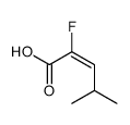 2-fluoro-4-methylpent-2-enoic acid Structure