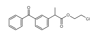 ketoprofen 2-chloroethyl ester Structure