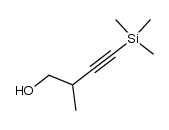 2-methyl-4-(trimethylsilyl)-3-butyn-1-ol Structure