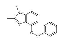 1,2-dimethyl-4-phenylmethoxybenzimidazole结构式