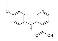 3-(4-methoxyanilino)pyridine-4-carboxylic acid Structure