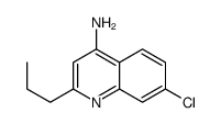 4-Amino-7-chloro-2-propylquinoline Structure