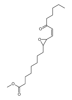 methyl 8-[3-(3-oxooct-1-enyl)oxiran-2-yl]octanoate结构式