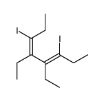 4,5-diethyl-3,6-diiodoocta-3,5-diene结构式