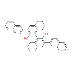 (R)-3,3'-双(1-萘基)-5,5',6,6',7,7',8,8'-八氢联萘酚结构式