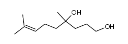 4,8-dimethyl-7-nonene-1,4-diol结构式